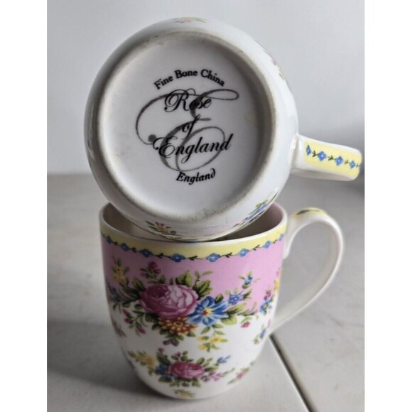 Rose of England Teacups - set of 2 - Picture 3 of 3